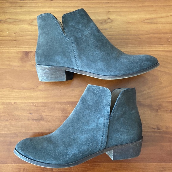 Splendid booties suede grey 8 1/2 - Picture 1 of 4